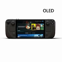 Игровая приставка Valve Steam Deck 512GB, OLED (16 ГБ, 512 ГБ, Черный, 7.4", OLED, Уценка)