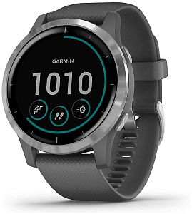 Умные часы Garmin Vivoactive 4 Wi-Fi NFC (Серебристый)
