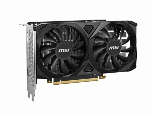 Видеокарта MSI GeForce RTX 3050 6144Mb, Ventus 2X 6G OC (RTX 3050 Ventus 2X 6G OC) 2xHDMI, 1xDP, Ret (Чёрный)