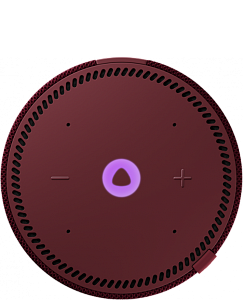 Умная колонка Яндекс Станция Мини с часами (Красный)