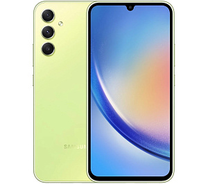 Смартфон Samsung Galaxy A34 5G 8/256GB (8 ГБ, 256 ГБ, Зелёный, Global, Dual nanoSim, Без Rustore)