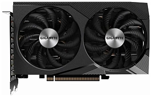 Видеокарта Gigabyte GeForce RTX 3060 12288Mb, Windforce OC 12G (GV-N3060WF2OC-12GD 2,0) 2xHDMI, 2xDP, Ret (Чёрный)