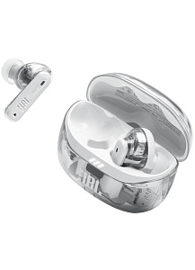 Беспроводные наушники JBL Tune Beam 2 (Прозрачный белый)