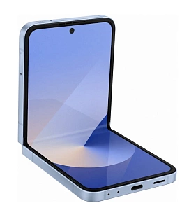 Смартфон Samsung Galaxy Z Flip6 12/512GB (Голубой, 12 ГБ, 512 ГБ, Global, nanoSim+eSim, Без Rustore, Уценка)