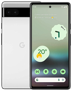 Смартфон Google Pixel 6a 6/128GB Global (6 ГБ, 128 ГБ, Белый, Global, nanoSim+eSim, Без Rustore)