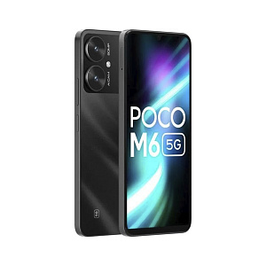 Смартфон Xiaomi POCO M6 5G 8/256GB (8 ГБ, 256 ГБ, Черный, Global, Dual nanoSim, Без Rustore)