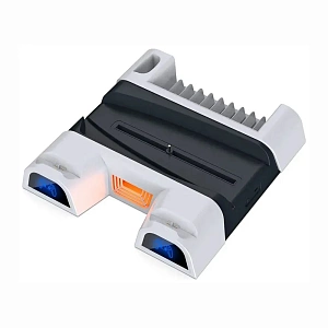 Многофункциональный охлаждающий стенд Dobe TP5-05100 для PS5 и 2-х геймпадов (Белый)