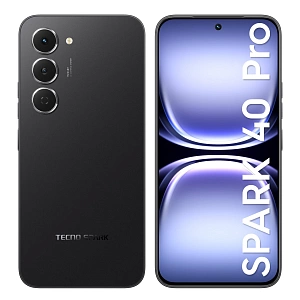Смартфон Tecno Spark 40 Pro (Черный, 8 ГБ, 128 ГБ, Dual nanoSim, Global, Без Rustore)