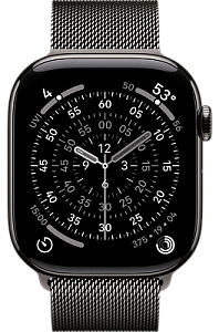 Умные часы Apple Watch Series 11 (Slate Titanium, Slate, Milanese Loop, 46mm, M/L)