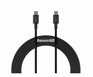 Кабель Baseus Superior Series Fast Charging Data Cable USB to Type-C 66W 1m (Чёрный)