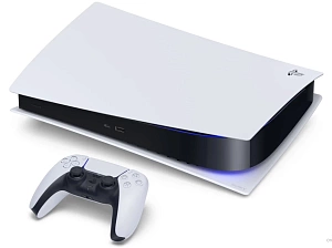Игровая приставка Sony PlayStation 5 Slim Digital Edition (Белый, 825 ГБ, Нет)