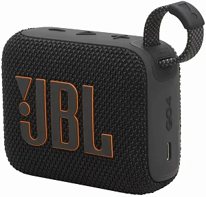 Портативная акустика JBL Go 4 (Черный)