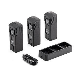 Аккумулятор DJI Mavic 3 Battery Kit (набор 3 шт + зарядный хаб) (Чёрный)