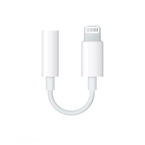 Адаптер для Apple Lightning to 3.5 mm (Белый)