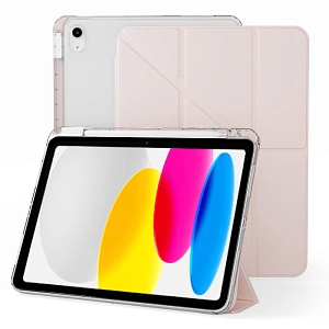 Чехол книжка Gurdini Origami Case Series для iPad 10 / iPad 11 (2025) (Розовый)