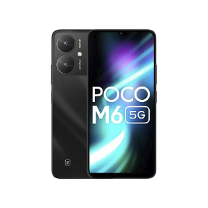 Смартфон Xiaomi POCO M6 5G 8/256GB (8 ГБ, 256 ГБ, Черный, Global, Dual nanoSim, Без Rustore)