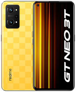 Смартфон Realme GT Neo 3T 8/128GB (Жёлтый, 128 ГБ, 8 ГБ, Global, Dual nanoSim, Без Rustore)