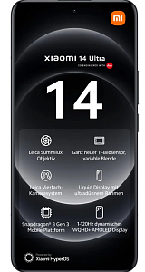 Смартфон Xiaomi 14 Ultra 12/256Gb CN (Чёрный, 12 ГБ, 256 ГБ, Dual nanoSim, Китай, Без Rustore)