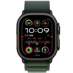 Умные часы Apple Watch Ultra 2 49 мм (2024) Black Case with Alpine Loop (49mm, Dark Green S, S)