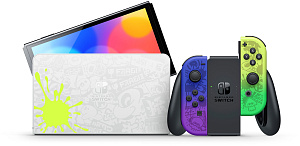 Игровая приставка Nintendo Switch (Splatoon, 64 ГБ, 7", OLED)