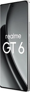 Смартфон Realme GT6 12/256GB (Серебристый, 12 ГБ, 256 ГБ, Dual nanoSim, Global, Без Rustore)