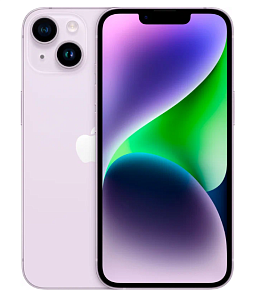 Смартфон Apple iPhone 14 128GB Global (128 ГБ, Фиолетовый, Global, 6 ГБ, nanoSim+eSim, Без Rustore)
