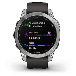 Умные часы Garmin Fenix 7 Wi-Fi (Серебристый)