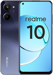 Смартфон Realme 10 8/128GB (Чёрный, 8 ГБ, 128 ГБ, Global, Dual nanoSim, Без Rustore)