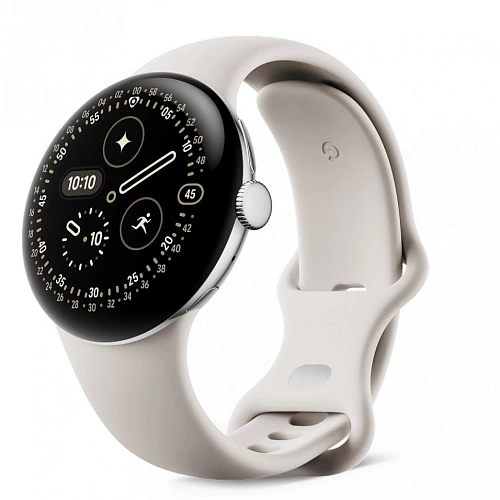 Умные часы Google Pixel Watch 4 (Polished Silver/Porcelain, 41mm, Bluetooth)