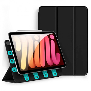 Чехол книжка Gurdini Smart Magnet Series для iPad mini 6/7 (Черный)