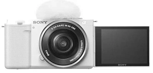 Беззеркальный фотоаппарат Sony ZV-E10 Kit 16-50mm + 55-210mm (Белый)