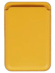 Картхолдер Leather Wallet (Жёлтый)
