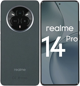 Смартфон Realme 14 Pro (Серый, 8 ГБ, 256 ГБ, Global, Dual nanoSim, Без Rustore)