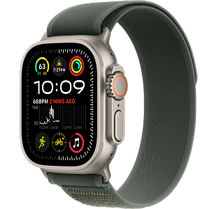 Умные часы Apple Watch Ultra 2 49 мм (2024) Natural Case with Trail Loop (49mm, Green M/L, M/L)