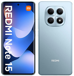 Смартфон Xiaomi Redmi Note 15 4G (8 ГБ, 256 ГБ, Синий, Global, Dual nanoSim, Без Rustore)
