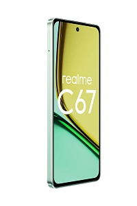 Смартфон Realme C67 6/128GB Global (128 ГБ, Зеленый, 6 ГБ, Global, Dual nanoSim, Без Rustore)