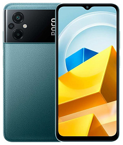 Смартфон Xiaomi POCO M5 6/128GB (Зелёный, 6 ГБ, 128 ГБ, Global, Dual nanoSim, Без Rustore)