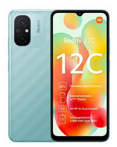 Смартфон Xiaomi Redmi 12C NFC 4/128GB (Мятный, 128 ГБ, 4 ГБ, Global, Dual nanoSim, Без Rustore)