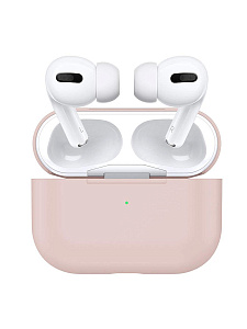 Чехол силиконовый для AirPods Pro (Розовое золото)
