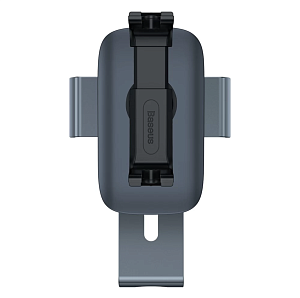 Автомобильный держатель для телефона в дефлектор Baseus Metal Age II (Round Air Vent) (Серебристый)