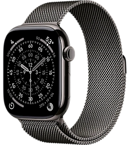 Умные часы Apple Watch Series 11 (Slate Titanium, Slate, Milanese Loop, 46mm, M/L)