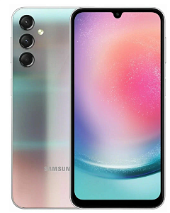 Смартфон Samsung Galaxy A24 8/128GB (8 ГБ, 128 ГБ, Серебристый, Global, Dual nanoSim, Без Rustore)