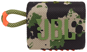 Портативная акустика JBL GO 3 (Зелёный камуфляж)