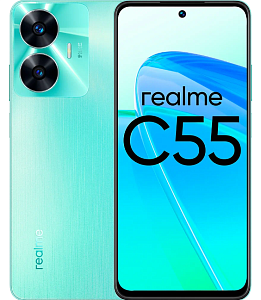 Смартфон Realme C55 6/128GB (Голубой, 6 ГБ, 128 ГБ, Global, Dual nanoSim, Без Rustore)