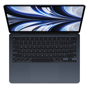 Ноутбук Apple MacBook Air 13 2022 (M2 8-Core, GPU 8-Core, 16GB, 256GB) (Тёмная ночь, 16 ГБ, 256 ГБ, MC7X4)