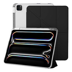 Чехол книжка Gurdini Origami Case Series для iPad Pro 13 (M4/M5) (Черный)