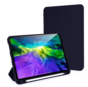 Чехол-книжка Gurdini Milano Series для iPad Air 4/5 10.9 / Air 11 (2024) (Темно-синий)