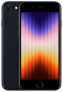 Смартфон Apple iPhone SE 2022 64GB (Чёрный, 64 ГБ, 4 ГБ, nanoSim+eSim, Global, Без Rustore)