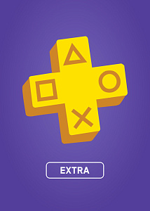 PS Plus Extra на 12 месяцев (PlayStation 4/5, Прозрачный)