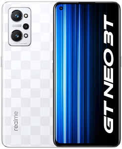 Смартфон Realme GT Neo 3T 8/256GB (Белый, 8 ГБ, 256 ГБ, Dual nanoSim, Global, Без Rustore)